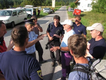 Iskalna intervencija - Soča, avgust 2011